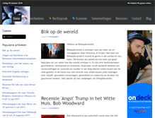 Tablet Screenshot of blikopdewereld.nl